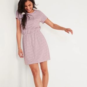 Striped T-shirt Dress - S